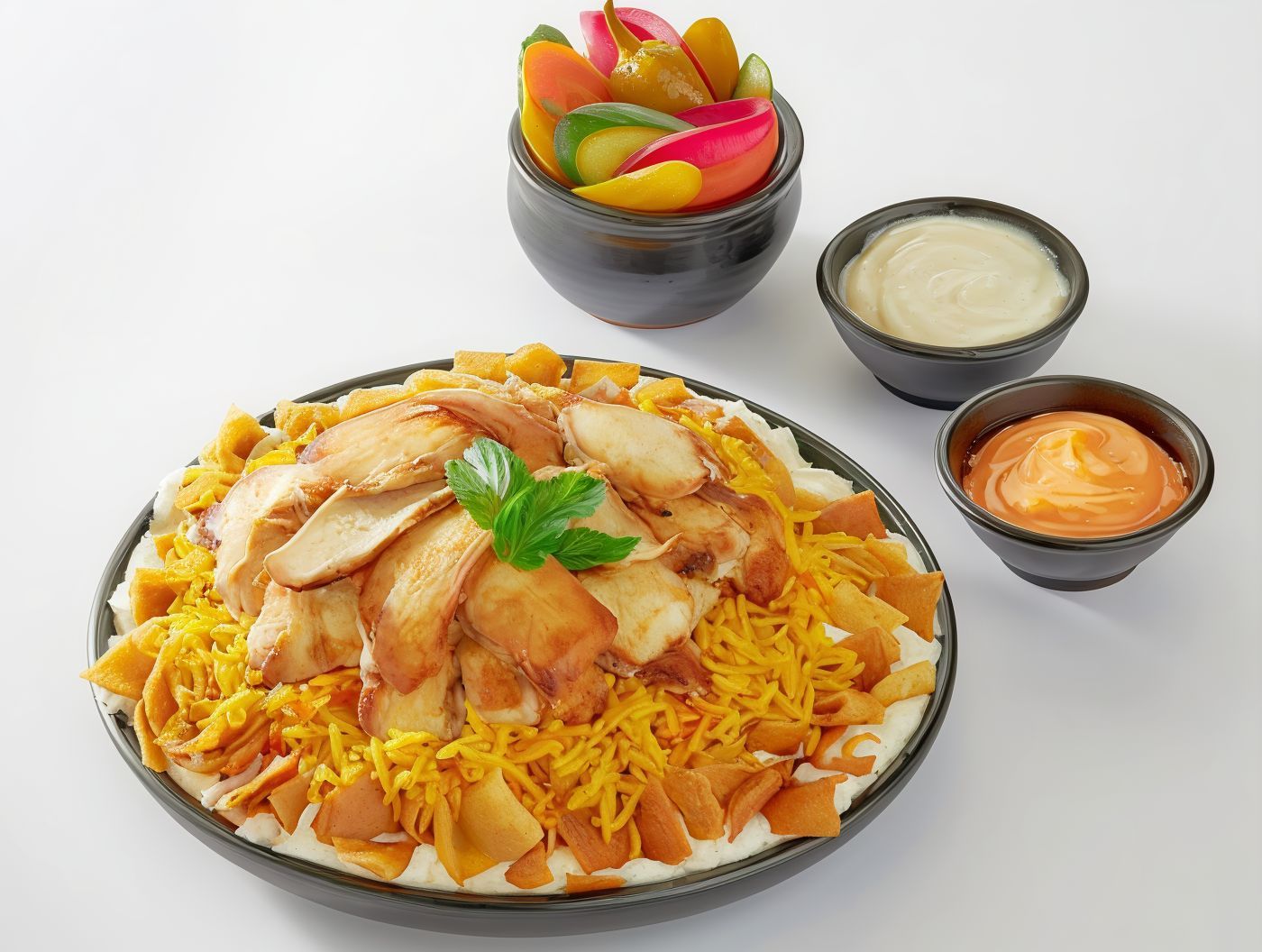 Double Chicken Shawarma Fattah