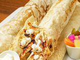 Lebanese Bread Chicken Shawerma