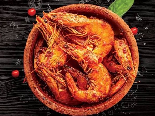 Mix seafood Red sauce casserole
