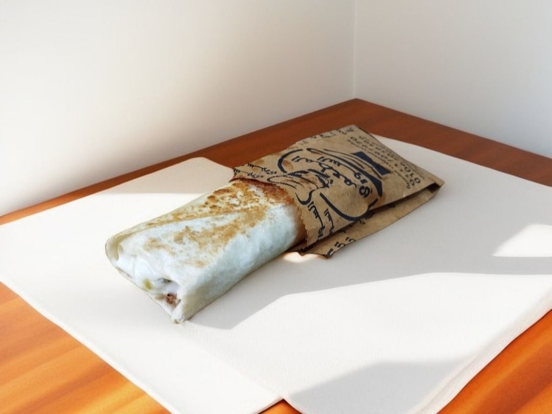 Shawarma Saroukh sandwich Alaa Kaifak
