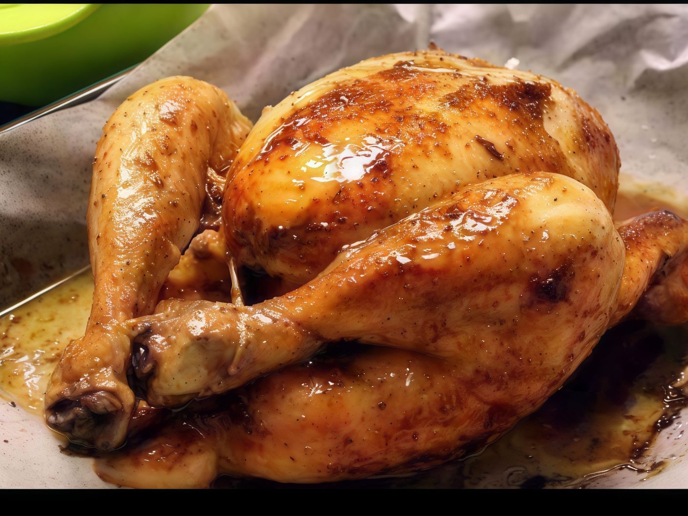 Roast Chicken With Ghee