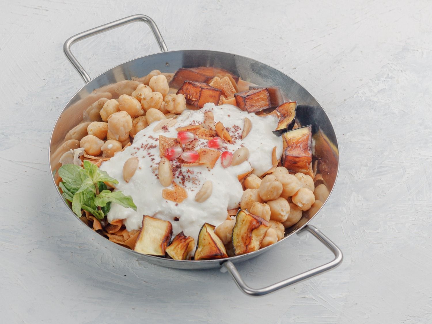 Eggplant Fatteh