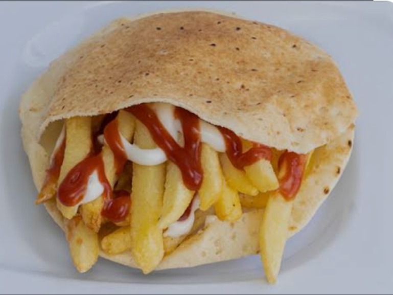 Mayonnaise ketchup potatoes