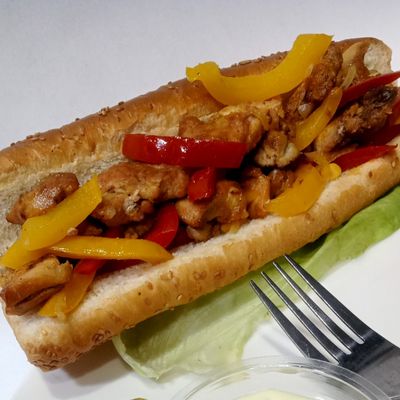 Western Chicken Fajita Sandwich