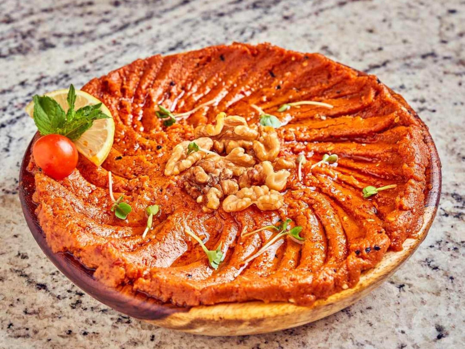 Muhammara With Walnuts