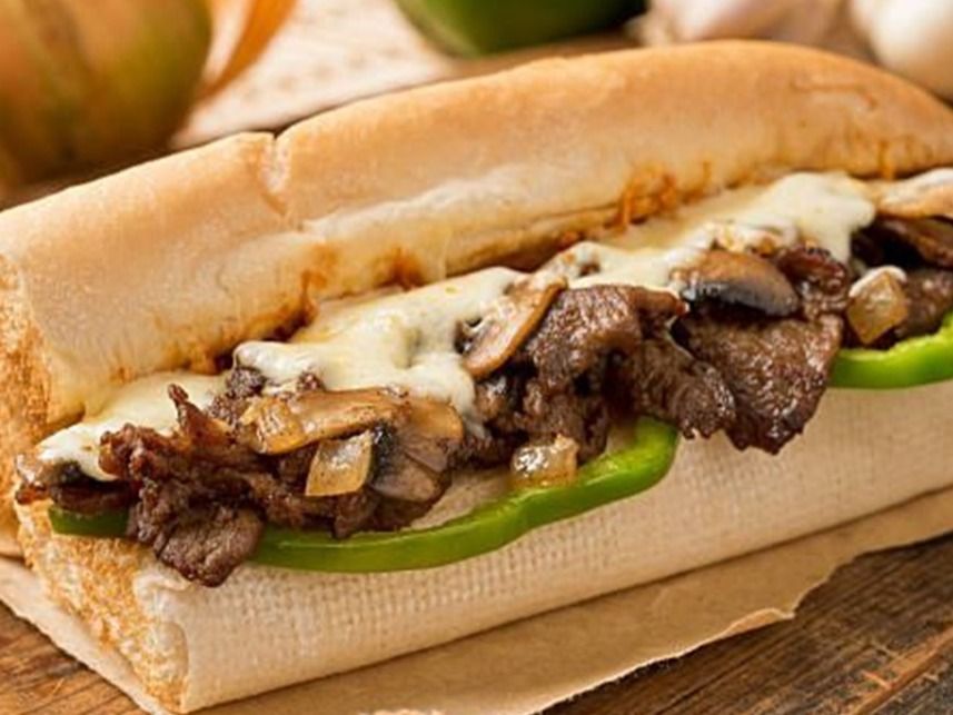Steak Mushrooms Sandwich