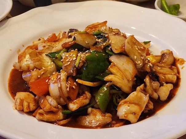 CUTTLEFISH IN HOT SAUCE