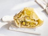 Taamia With Fried Eggs Sandwich