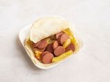 French Fries With Pastrami Sandwich