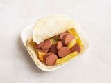 French Fries With Sausage Sandwich