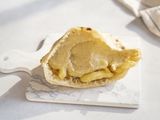 French Fries With Baba Ghannoug Sandwich
