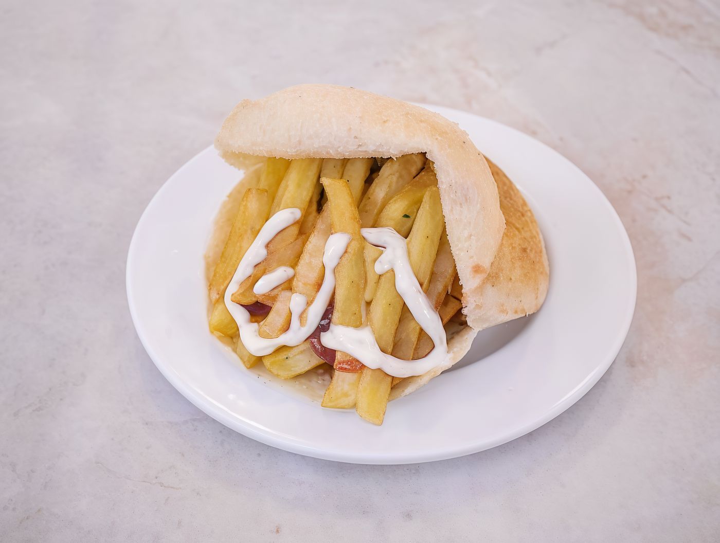 Potatoes With Mayonnaise Shami Sandwich