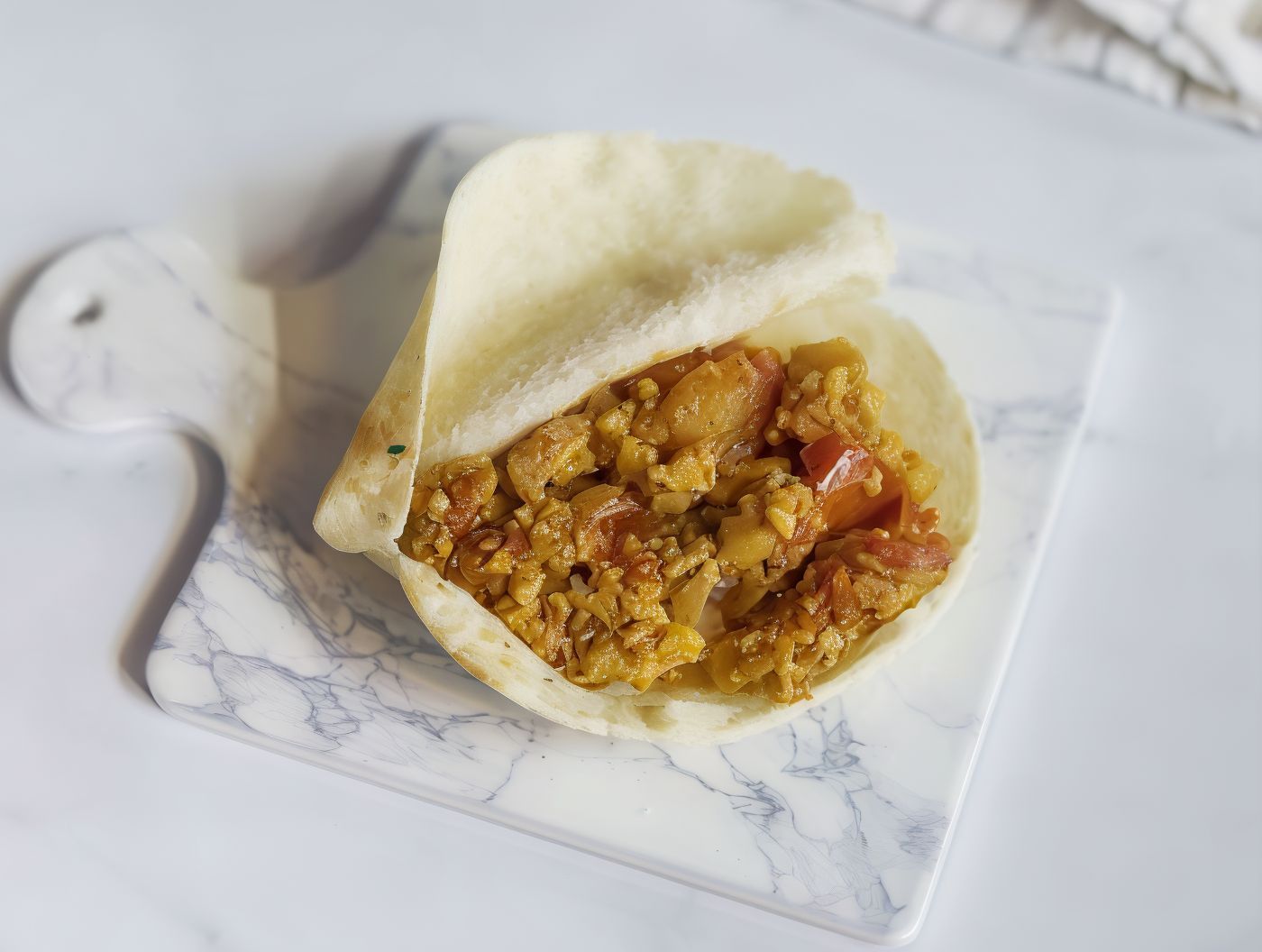 Shakshoka Eggs shami Sandwich