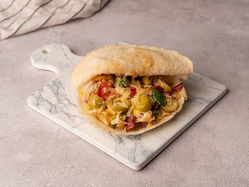 Eggs Pizza Sandwich