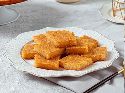 Plain basbousa
