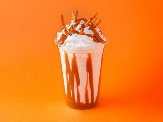 Caramel Pretzel Milkshake