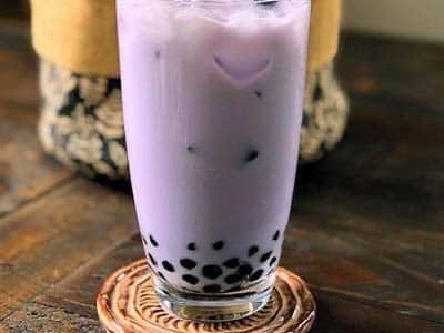 Taro Ice Latte