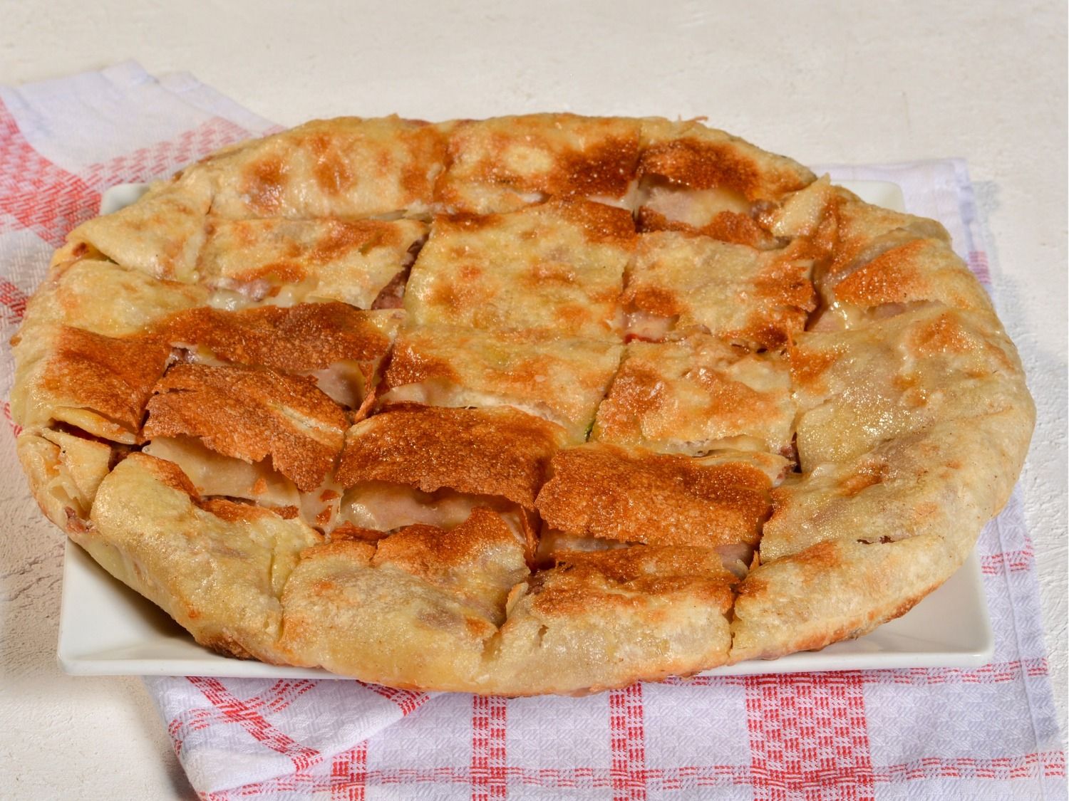 Savory Crispy Pie with Kiri