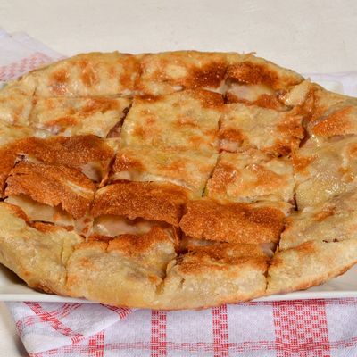 Savory Crispy Pie with Kiri