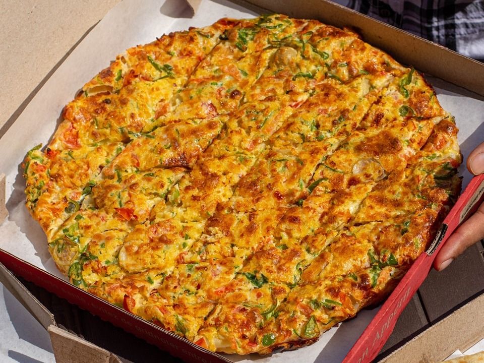 Oriental Pizza With Minced Sausage
