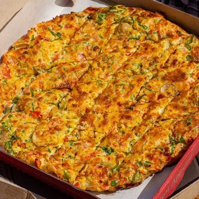 Oriental Pastrami Sausage Pizza