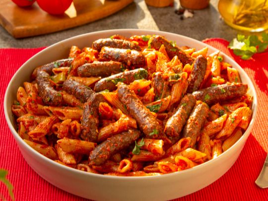 Oriental Sausage Pasta