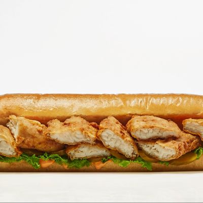 French Bread Fish Fillet Sandwich
