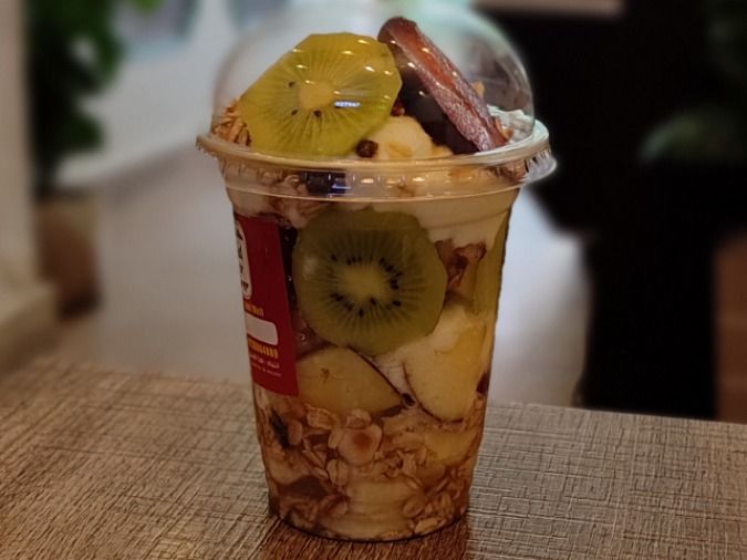 Granola With Fruits And Yogurt
