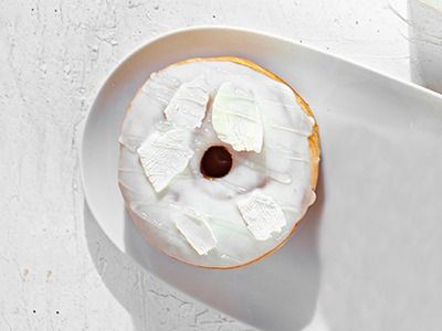 White Chocolate Miny Doughnut