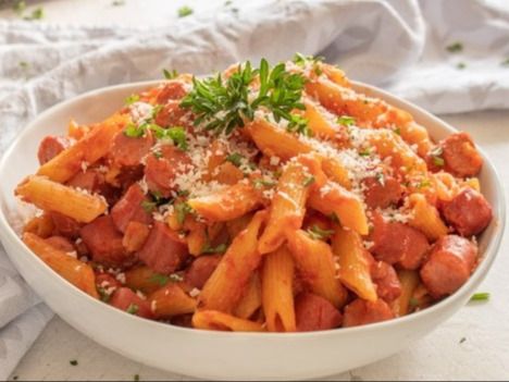 Hot Dog Pasta