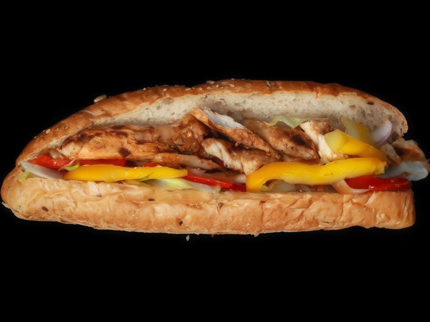 CHICKEN FAJITA sandwich