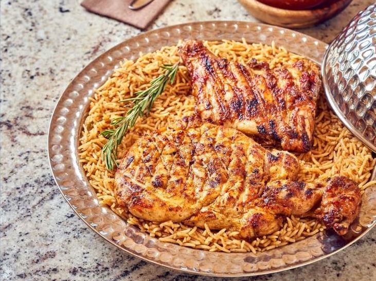 Half charcoal-grilled chicken