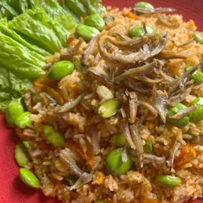 Fried Rice With Dry Anchovies