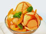 2 Mango Ice Cream Scoops