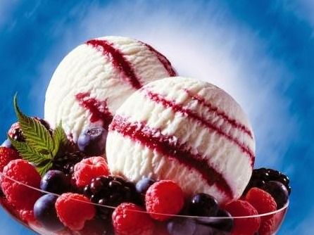 2 Scoop Berry Yogurt Ice Cream