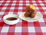 Salted Caramel Banana Fritters