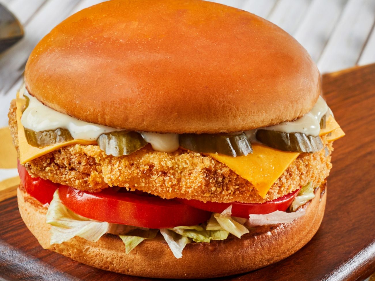 Chicken Lamburger Sandwich