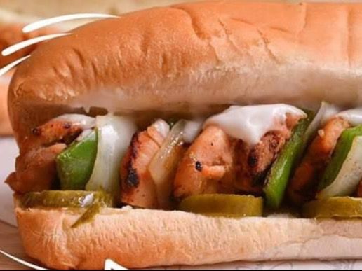Shish tawook sandwich