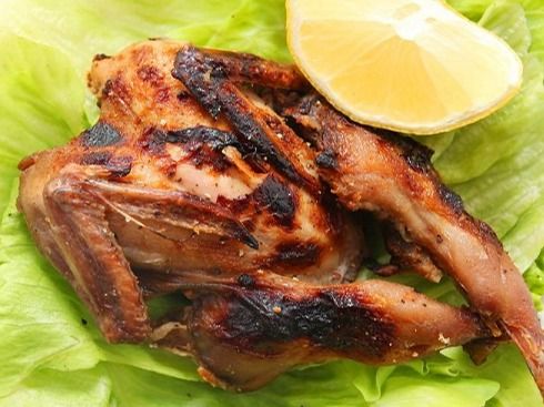 Grilled Pigeon+ Rice