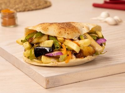Eggplant Potato Sandwich