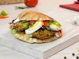 Taamia With Boiled Egg Sandwich