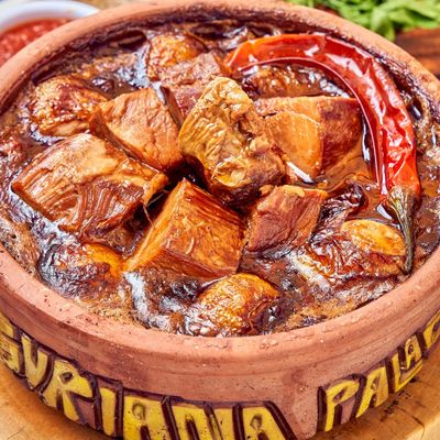 طاجن لحم مع بطاطس