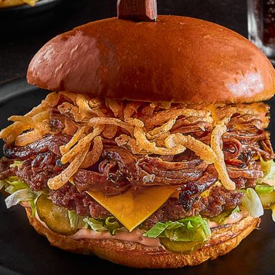 Smash Brisket Sandwich