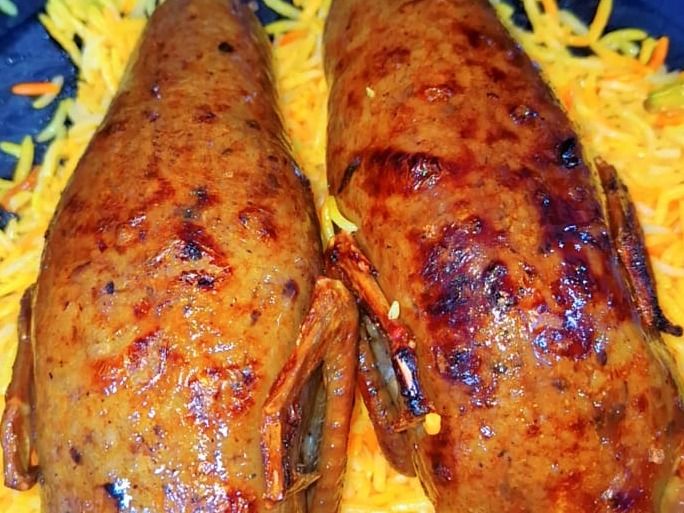 Stuffed Pigeon With Rice