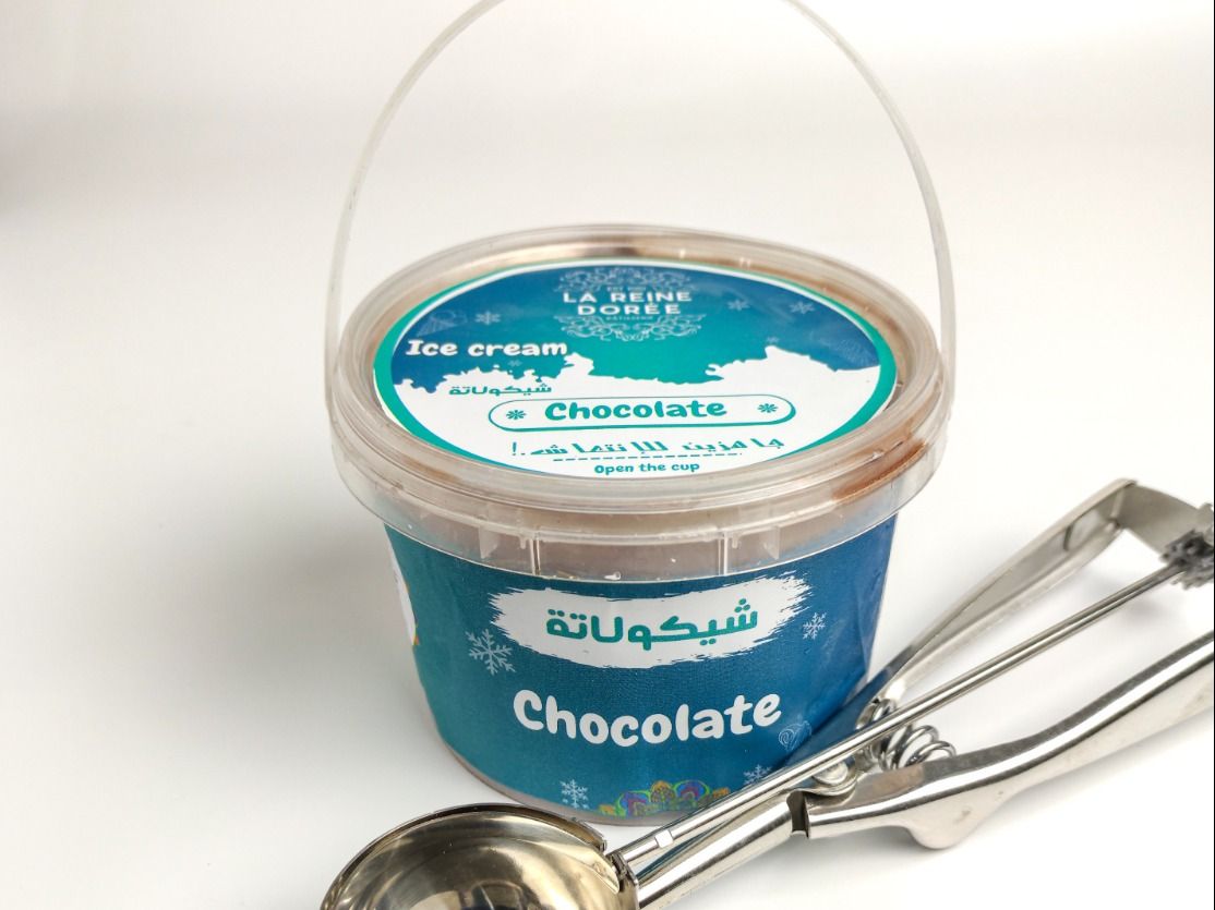 Box Ice Cream Chocolate