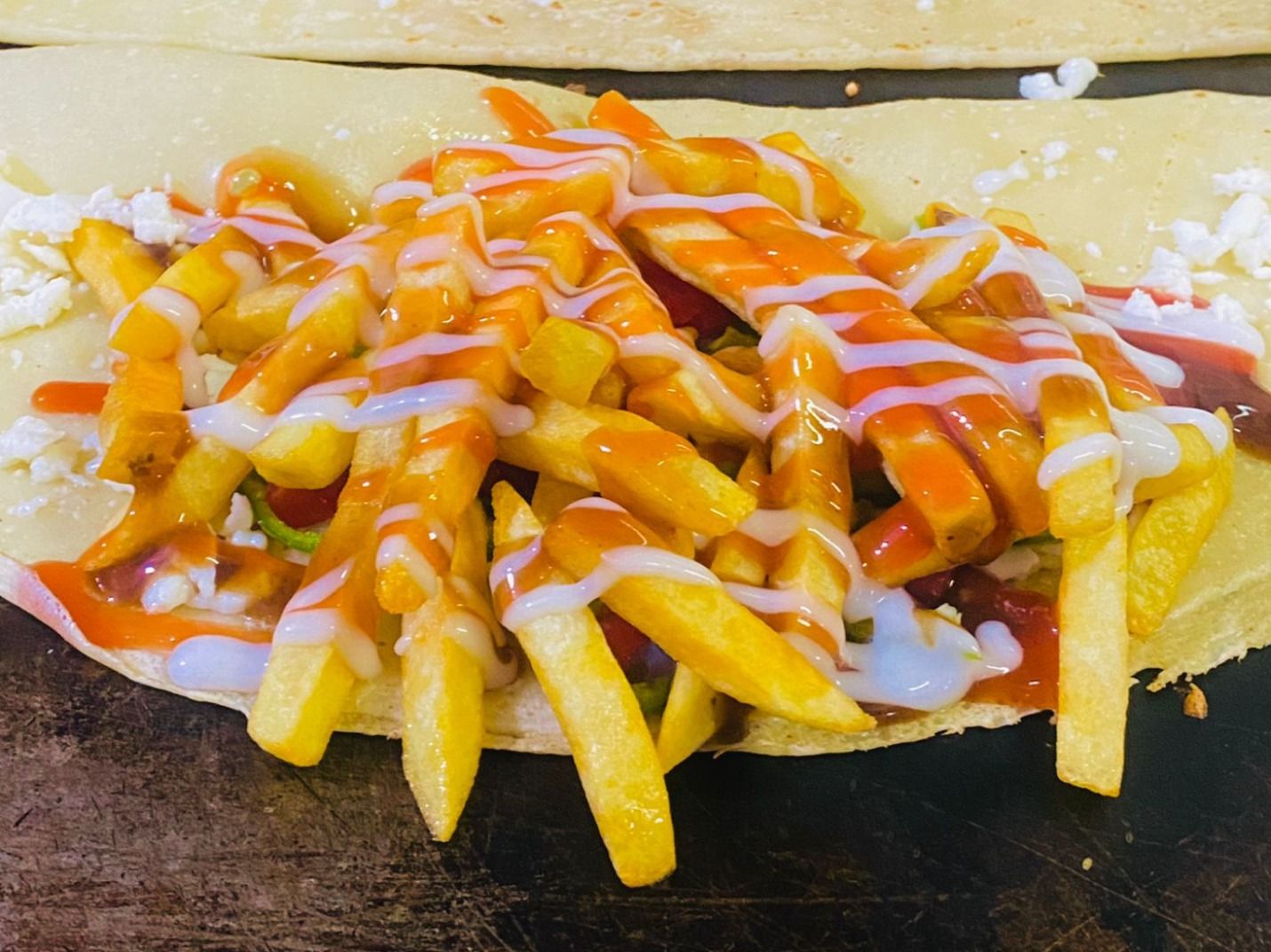 Mozzarella Potatoes Crepe