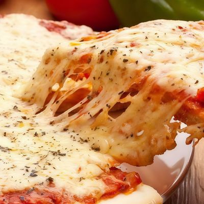 Large hot dog pizza