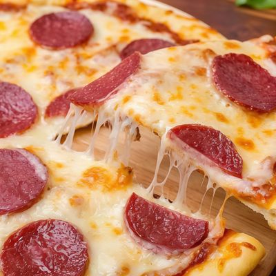 Large super supreme pizza
