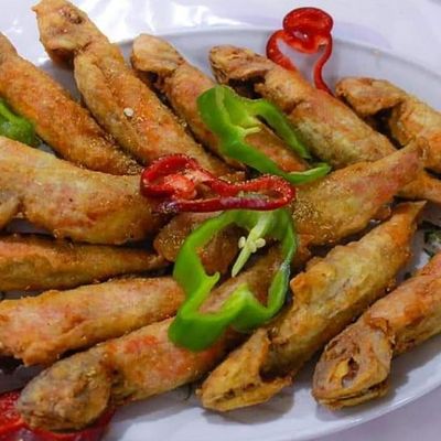 Fried Red Mullet Fish