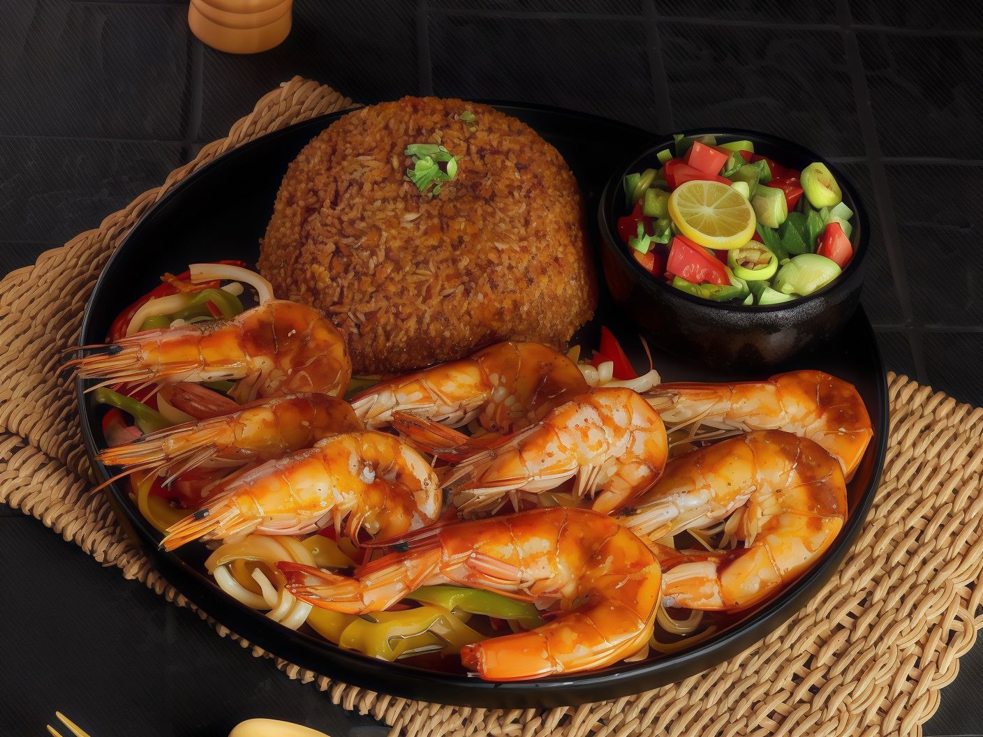 Grilled Shrimp Meal